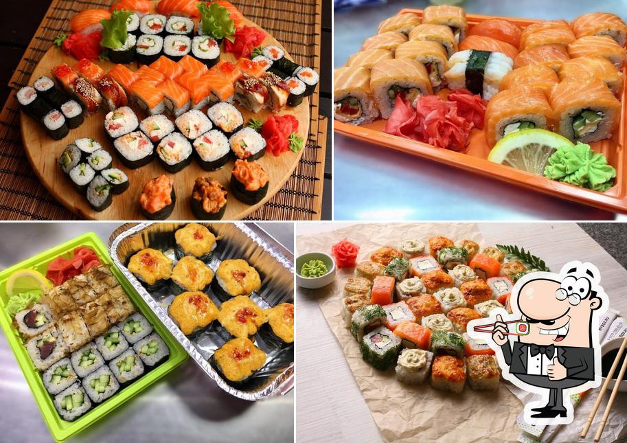 Essayez de nombreuses options de sushi