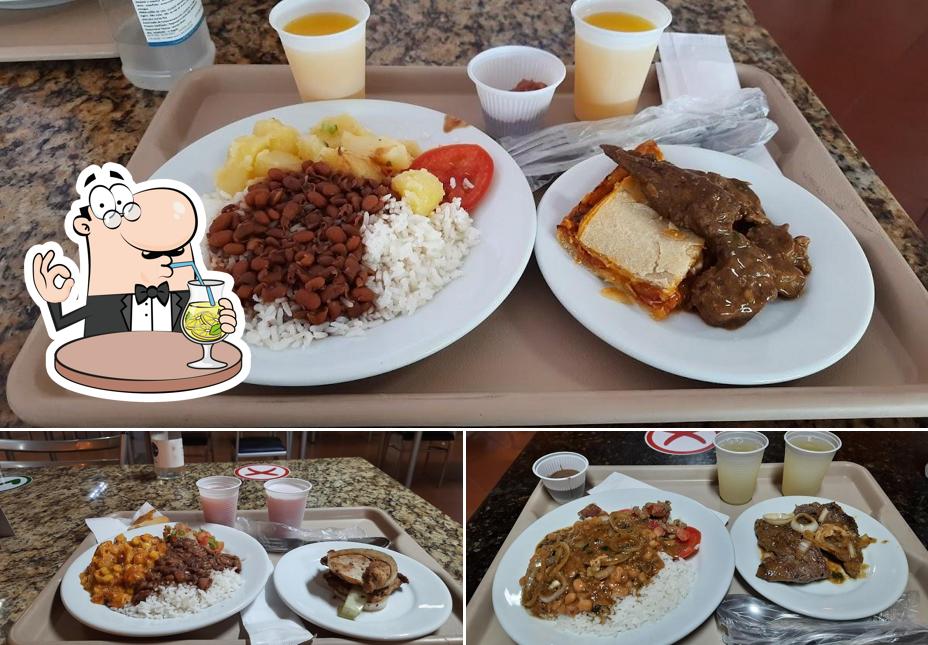 A ilustração do Restaurante GRSA - P4 Samarco’s bebida e comida