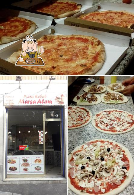 A Bar Marsa Alam Pizza Kebab, puoi provare una bella pizza