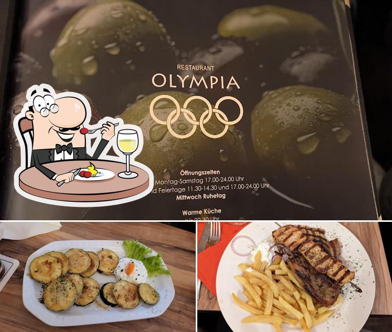 Essen im Griechisches Restaurant Olympia