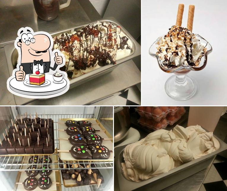 Caffetteria Gelateria Pasticceria Paradise propone un'ampia gamma di dessert