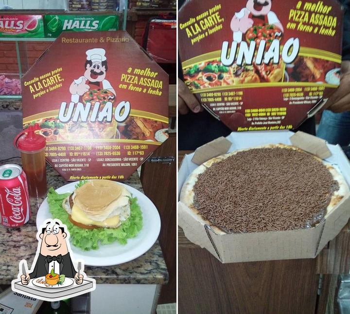 Comida em Restaurante e Pizzaria União