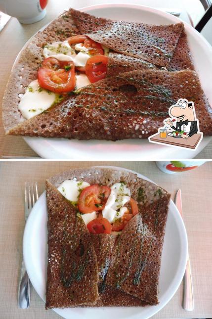 Блюда в "Crêperie du Poulfanc"