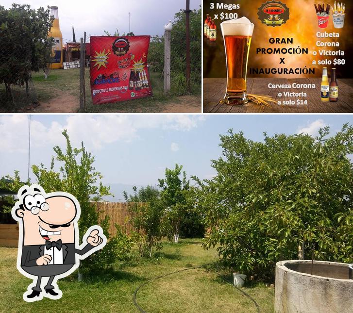Las imágenes de exterior y cerveza en Bar "El Escondite"