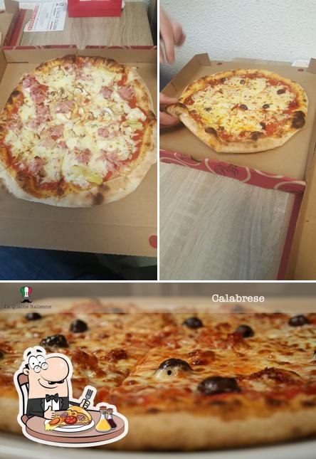 Essayez des pizzas à La Qualité Italienne