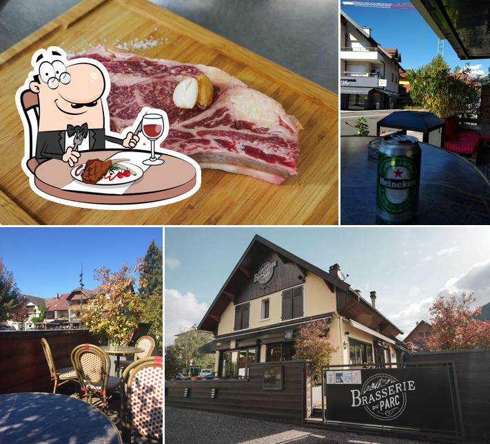 Choisissez des plats à base de viande à Brasserie du Parc