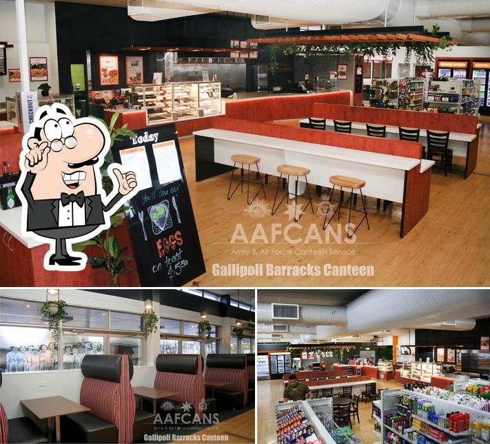 The interior of AAFCANS CANTEEN