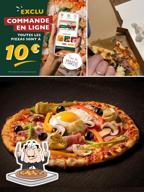 Essayez des pizzas à LE KIOSQUE A PIZZAS