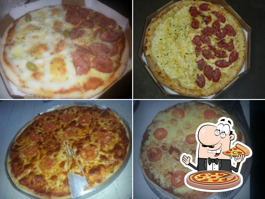 Peça diversos variedades de pizza