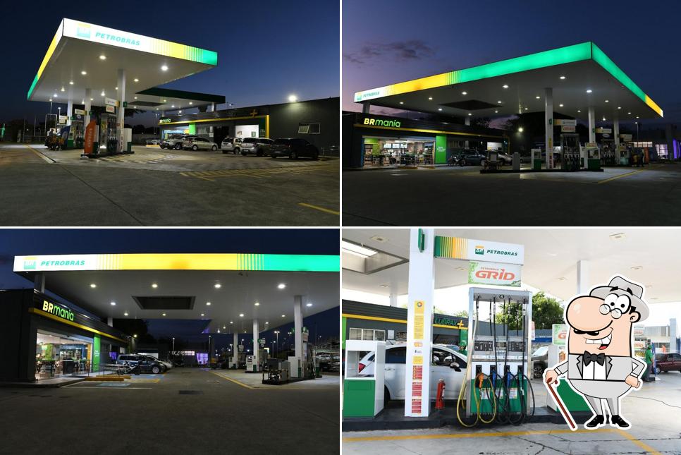 O exterior do Posto Petrobras