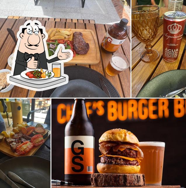 Comida em Chef's Burger Box