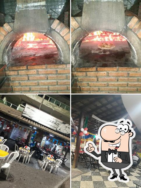 O interior do Churrascaria E Pizzaria Calçadão