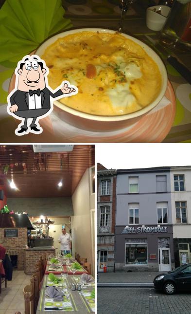 Vérifiez la photo représentant la intérieur et nourriture concernant Il Stromboli