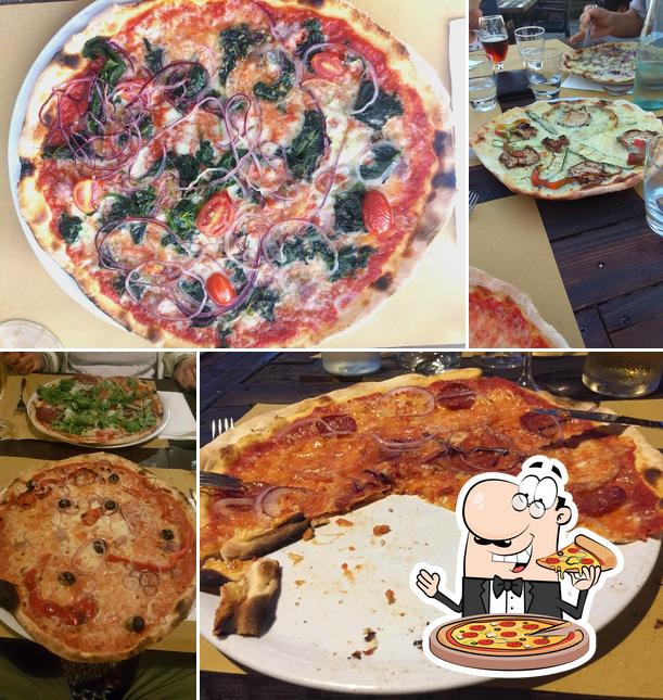 Scegli una pizza a Ristorante tipico toscano "Guidoriccio" - CUCINA casalinga MAREMMANA - Location per CERIMONIE ed EVENTI a Montemassi