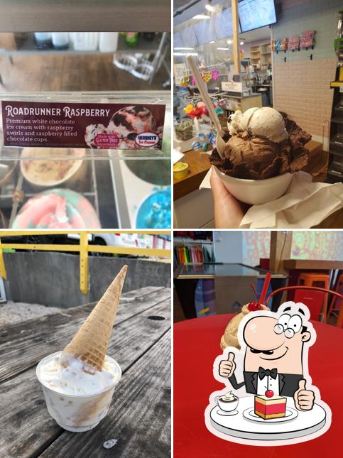 Beach Bunny Ice Cream serves a variety of desserts