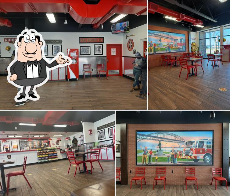 L'intérieur de Firehouse Subs Sarnia