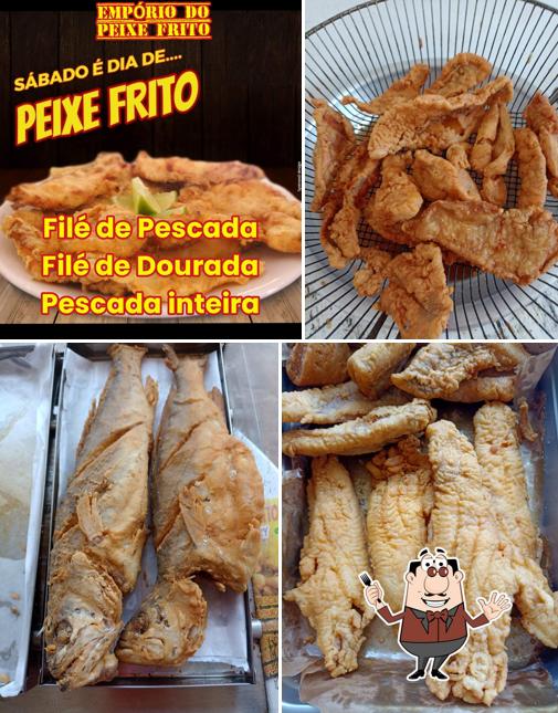 Food at Empório do Peixe Frito