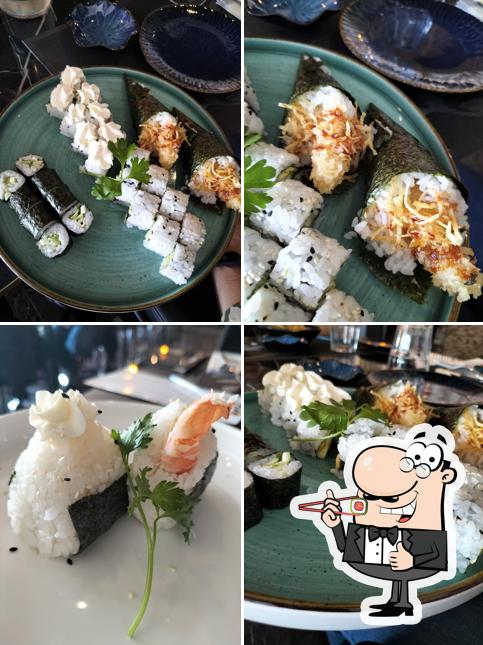 Scegli le diverse opzioni di sushi