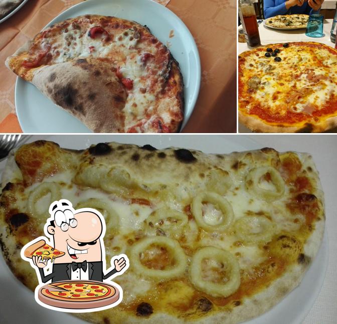 Essayez des pizzas à Ristorante Pizzeria Mari e Monti