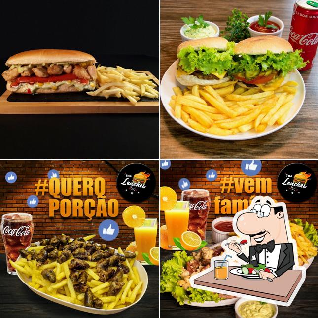 Platos en Top Lanches