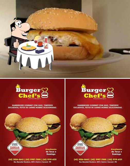 Experimente um hambúrguer no Burger Chef's Cascavel PR