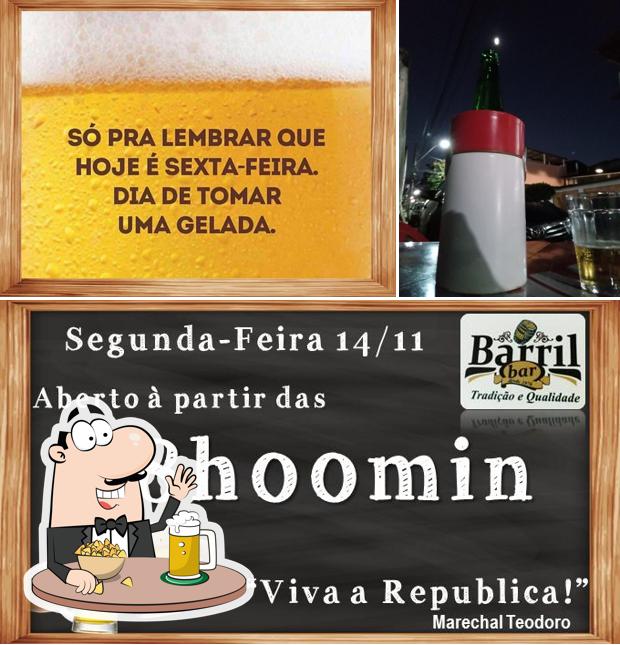 Você pode tomar um copo de cerveja leve ou escura