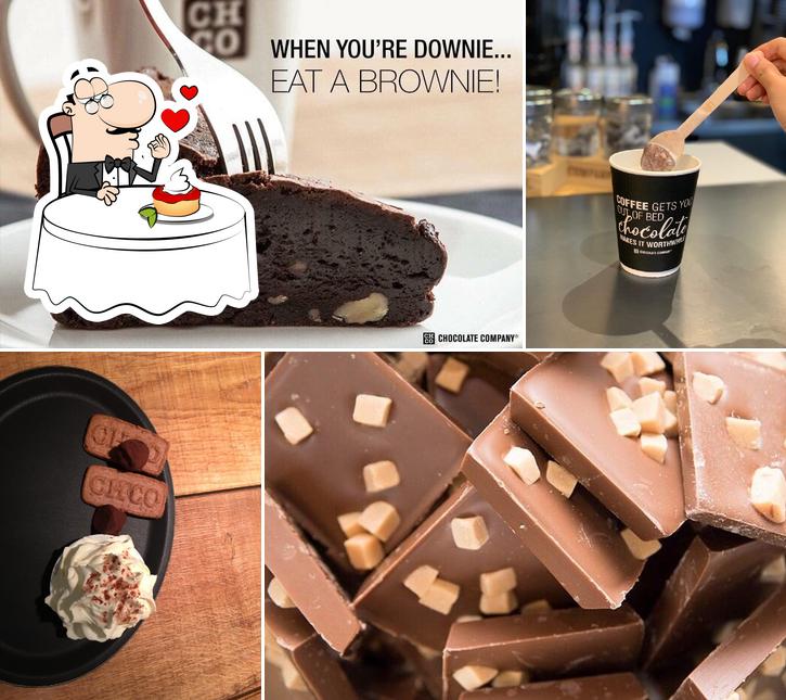 Chocolate Company bietet eine Auswahl von Süßspeisen