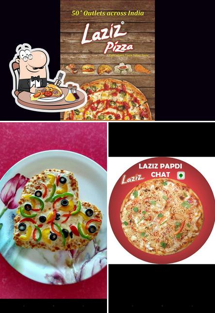 Get pizza at Laziz Pizza