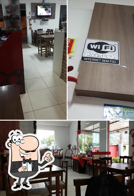 O interior do Lanches Limeira