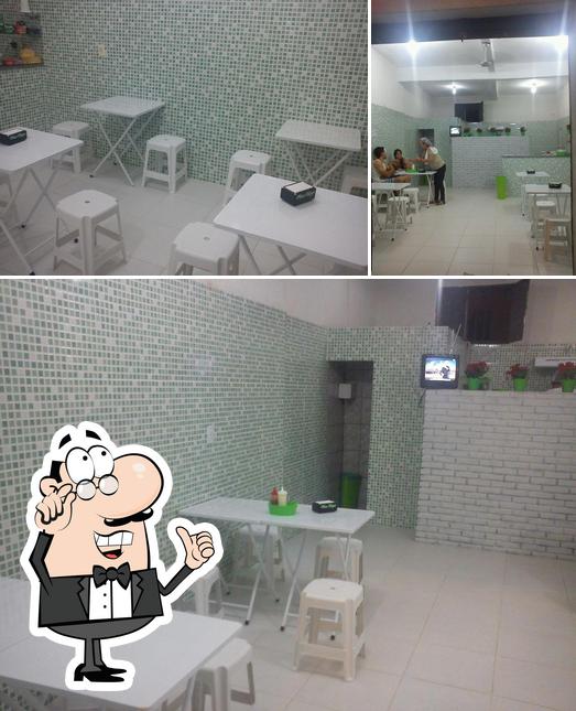 O interior do Planet Burguer - Contagem/ MG