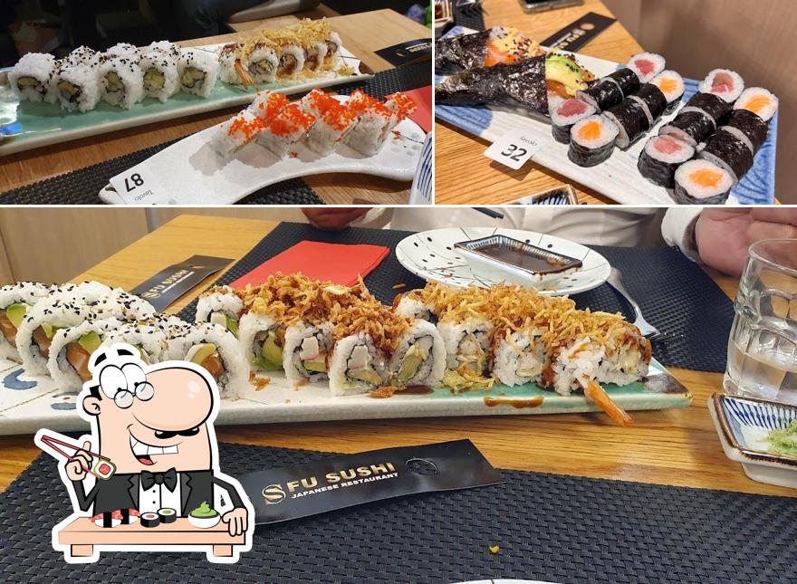 Scegli le diverse opzioni di sushi