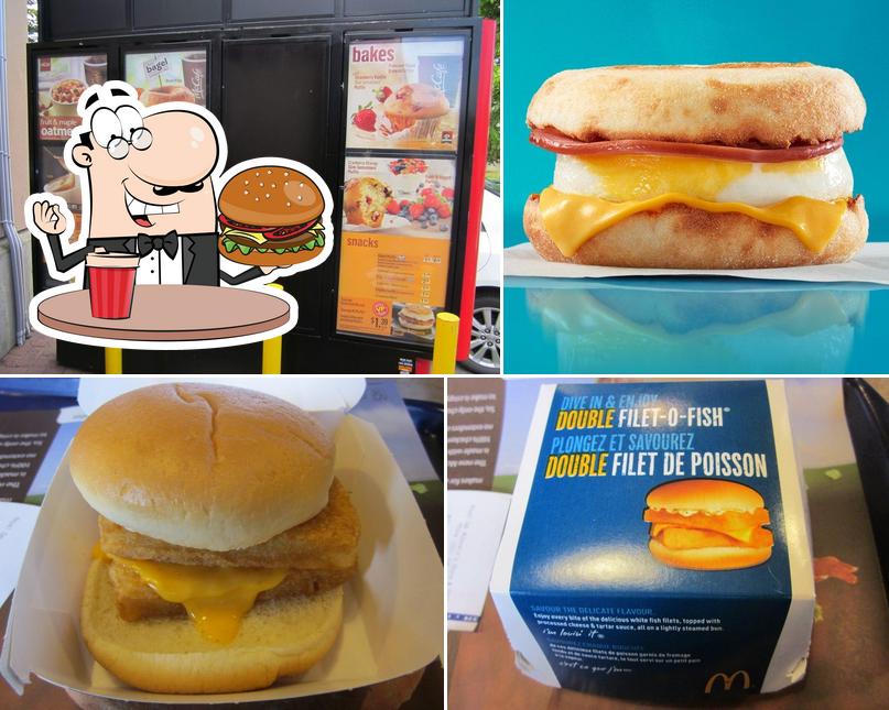 Order a burger at McDonald’s