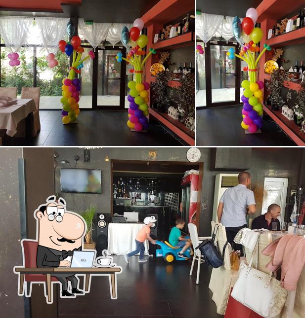 El interior de Restaurant "Panamera"