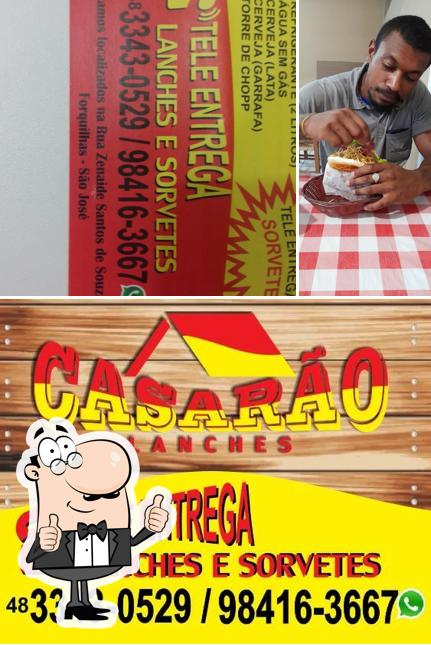 Look at this picture of Casarão Lanches - Forquilhas