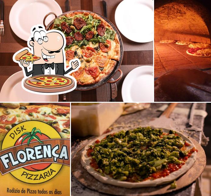 Peça pizza no Restaurante Florença Pizzaria