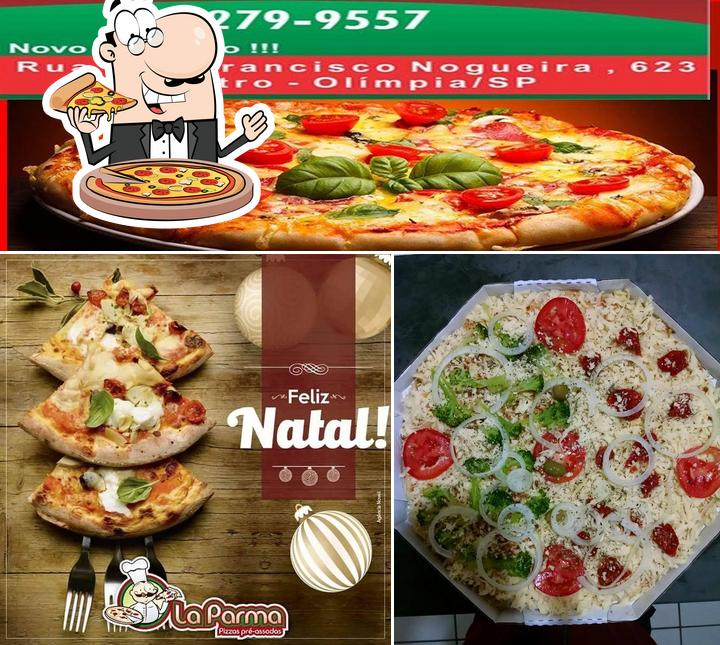 Experimente pizza no Pizzaria LaParma Olímpia