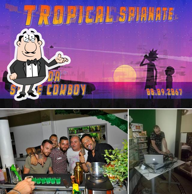 Gli interni di Tropical Bar