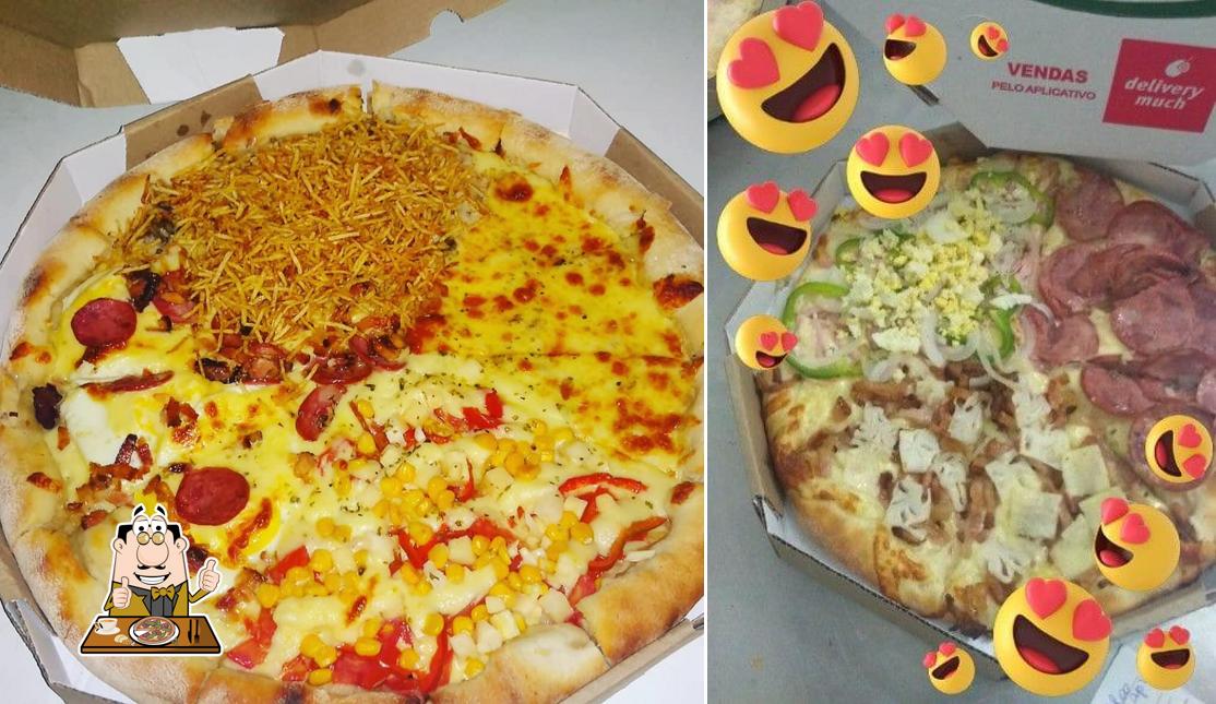 Consiga diferentes variedades de pizza