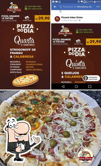 Look at this image of Pizzaria Sabor Divino