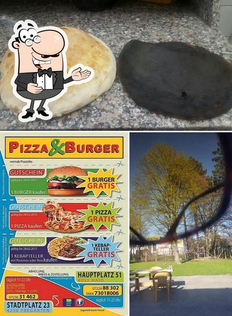 Look at the pic of Pizza & Burger