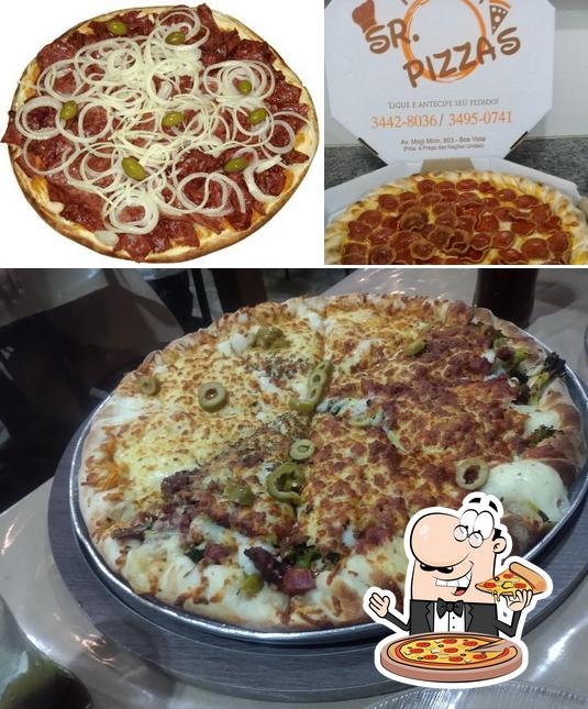 Escolha pizza no Pizzaria Sr.Pizzas