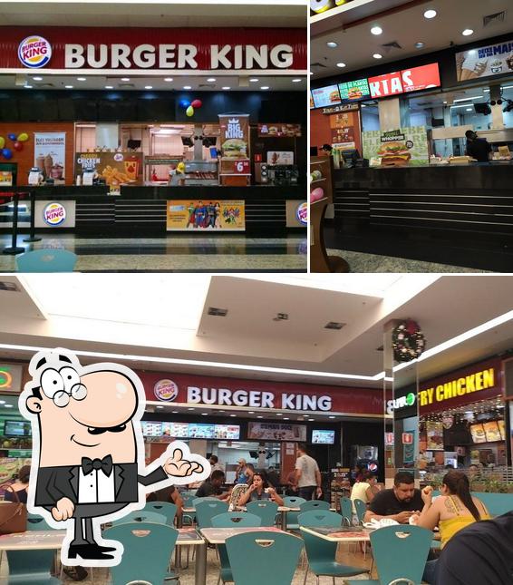 O interior do Burger King
