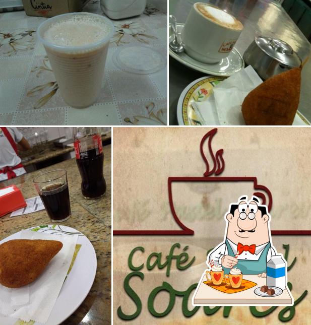 Desfrute de um drinque no Café Pastel Soares
