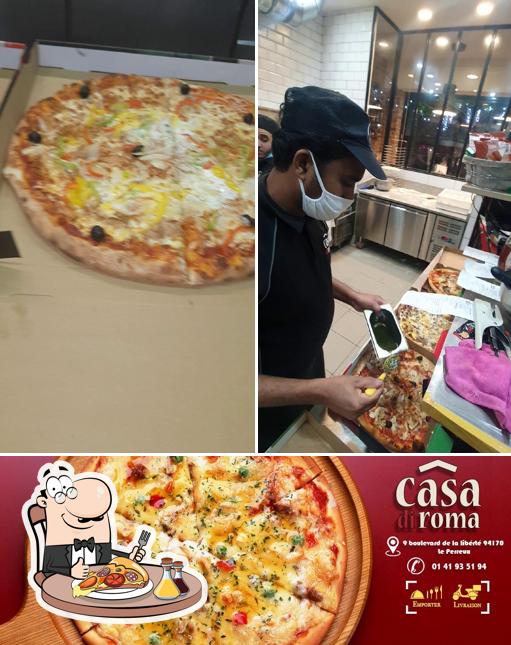 Choisissez des pizzas à Casa Di Roma