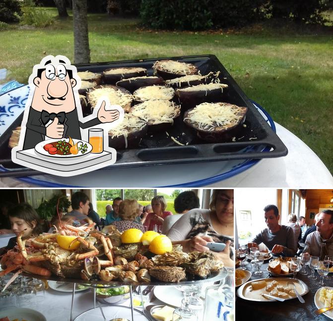 La photo de la nourriture et table à manger concernant Hôtel Restaurant Le Kerfany