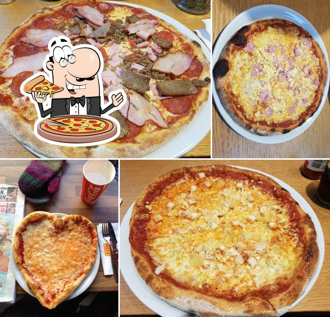 Elige una pizza en Kotipizza Helsinki Kruununhaka
