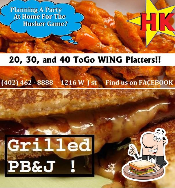 Grilled cheese sandwich at Hastings Keno Sports Bar and Grill