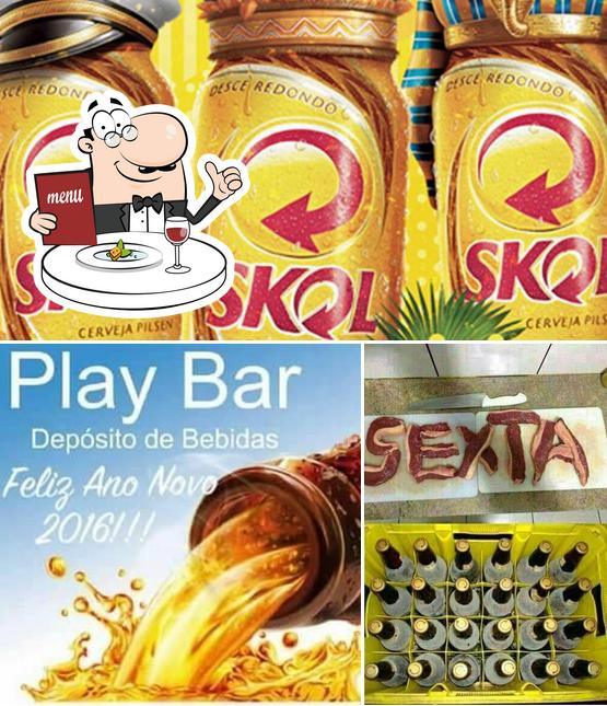 Comida em Play Bar e Depósito de Bebidas