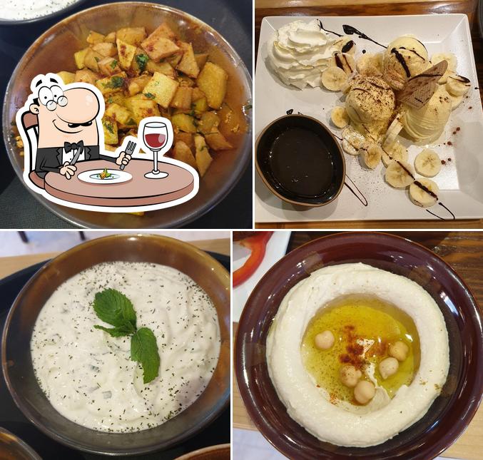 Food at Restaurant Fairuz Lebanese Kitchen