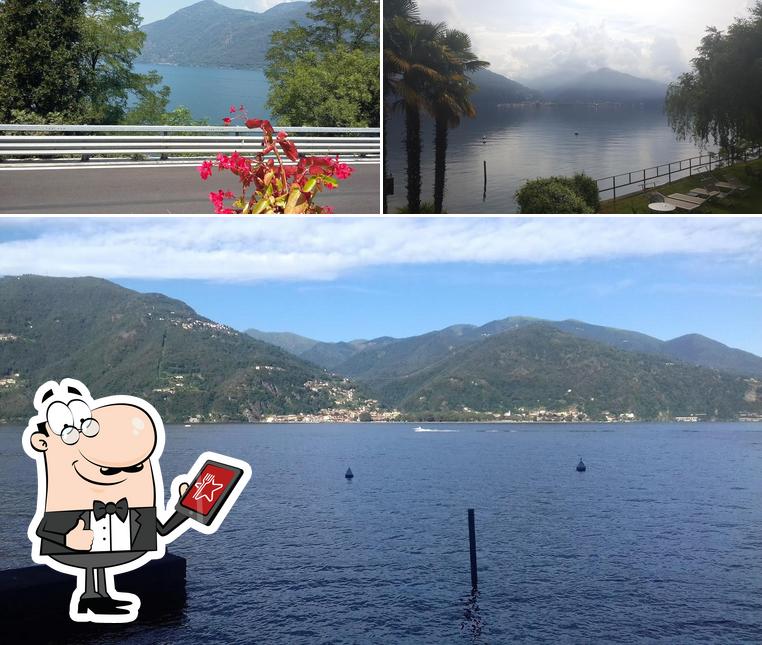 Goditi la vista dagli esterni di Parcheggio Ristorante del Lago